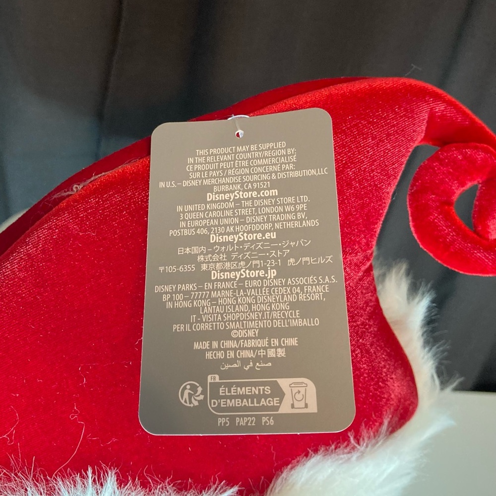 Disney Parks Jack Skellington Santa Holiday Christmas Baseball Cap - Picture 6 of 10